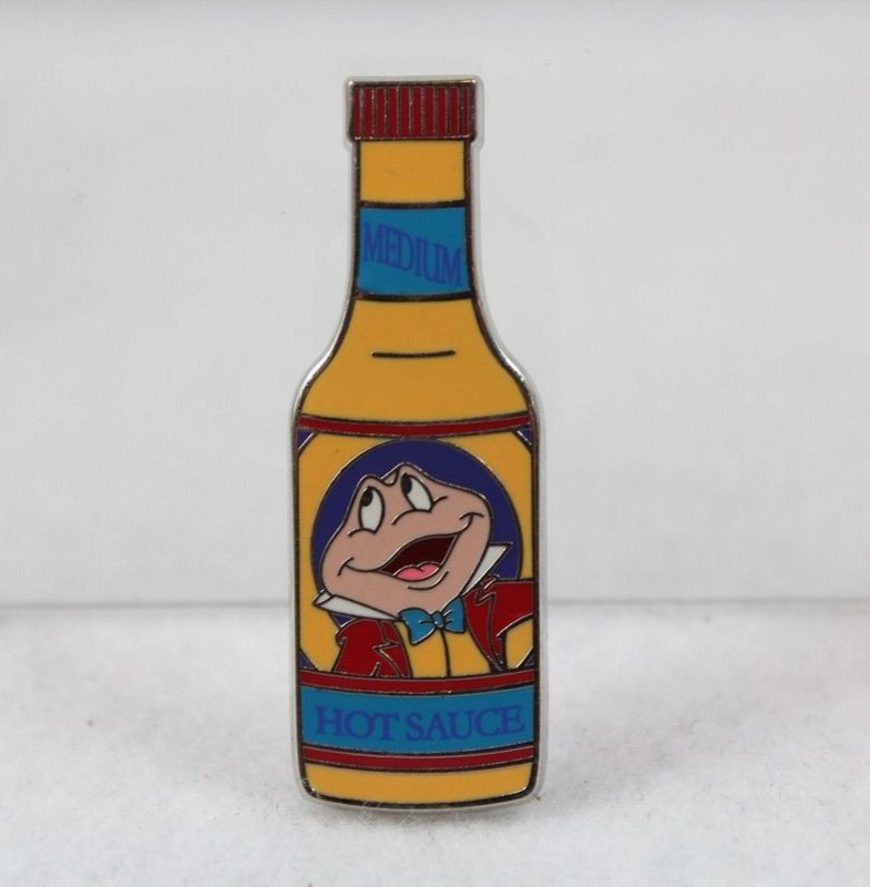 8409 Medium Mr Toad Disney Hot Sauce Bottles Pin Set