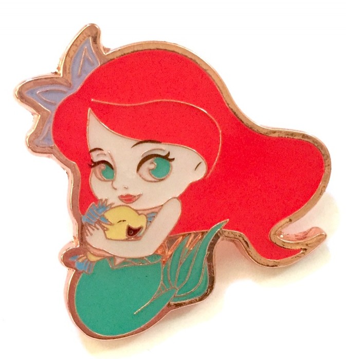 Ariel Chibi Hot Topic Disney Loungefly Disney Pin