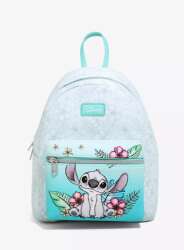 Loungefly Disney Lilo & Stitch Hibiscus Sketch Mini Backpack