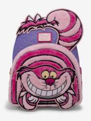 Loungefly Disney Alice in Wonderland Fuzzy Cheshire Cat Mini Backpack - BoxLunch Exclusive