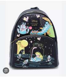 Loungefly Disney Alice In Wonderland Glow-In-The-Dark Characters Mini Backpack