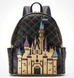Disneyland 70th Anniversary Sleeping Beauty Castle Loungefly Mini Backpack