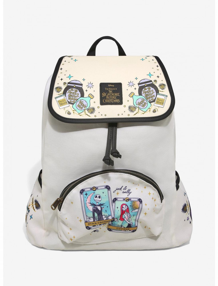 Loungefly The Nightmare Before Christmas Tarot Card Slouch Backpack