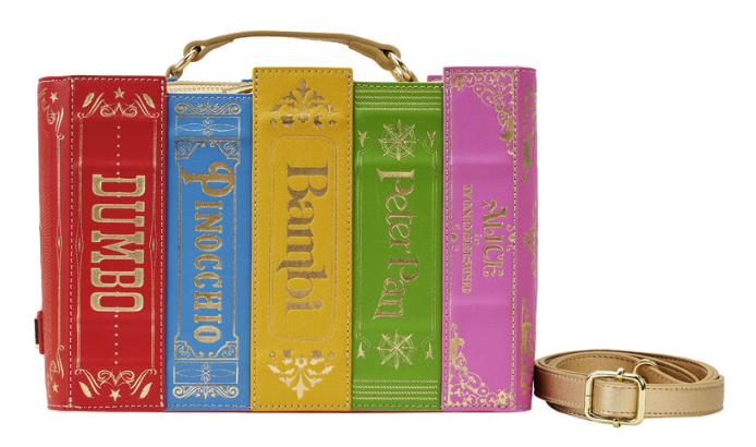 Disney Stitch Shoppe Classic Disney Books Crossbody Bag - Loungefly