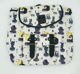 Nightmare before Christmas Halloween town slouch backpack