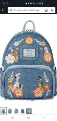 Loungefly Cats & Dogs Backpack denim