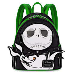 Nightmare Before Christmas Lenticular Jack Skellington Face & Zero Mini Backpack