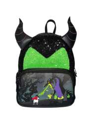 Loungefly Sleeping Beauty Maleficent Sequin Cosplay Mini Backpack