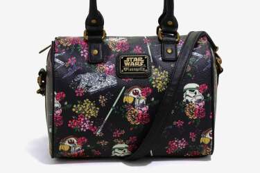 Loungefly Star Wars Stormtrooper Floral Barrel Bag