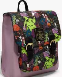 Loungefly Disney The Nightmare Before Christmas Allover Print Buckle Mini Backpack — BoxLunch Exclusive