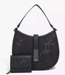 Loungefly Disney The Nightmare Before Christmas Jack & Sally Scene Tonal Handbag - BoxLunch Exclusive