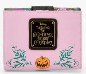 Loungefly Disney The Nightmare Before Christmas Allover Print Snap Wallet — BoxLunch Exclusive