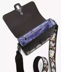 Loungefly Disney The Nightmare Before Christmas Floral Zero Crossbody Bag - BoxLunch Exclusive (Purple/Black Chrome)