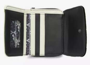 Loungefly Disney The Nightmare Before Christmas Quilted Paisley Wallet (10th Anniversary Edition) - BoxLunch Exclusive