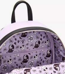 Loungefly Disney The Nightmare Before Christmas Jack & Sally Floral Small Zip Wallet- BoxLunch Exclusive