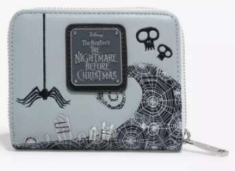 Loungefly Disney The Nightmare Before Christmas Jack & Zero Sequin Wallet — BoxLunch Exclusive