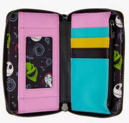 Loungefly Disney The Nightmare Before Christmas Sally Pattern Small Zip Wallet