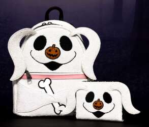 The Nightmare Before Christmas Exclusive Zero Sequin Cosplay Glow Zip Around Wallet