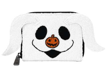 The Nightmare Before Christmas Exclusive Zero Sequin Cosplay Glow Zip Around Wallet