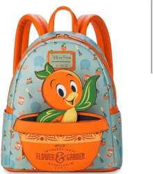 Loungefly 2024 EPCOT International Flower & Garden Festival Orange Bird Mini Backpack