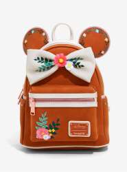 Loungefly Disney Minnie Mouse Fall Floral Mini Backpack - BoxLunch Exclusive