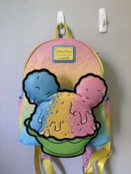 Mickey Mouse Shaved Ice Loungefly Mini Backpack, Disney Eats