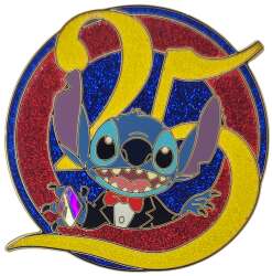 Stitch with 25th Anniversary Logo