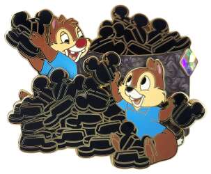 Chip and Dale with Pin Backs