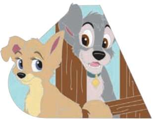 100017 - 25th Anniversary Mystery Collection - Scamp & Angel - Walt Disney World