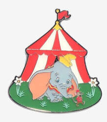 Dumbo and Timothy with Circus Tent