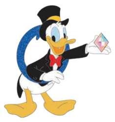 Donald with 0 (zero)
