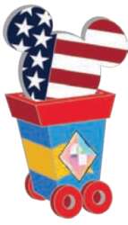 American Flag Mickey Icon