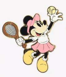 Minnie Mouse Playing Tennis