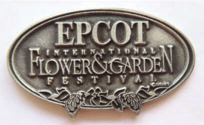 100146 - Epcot International Flower & Garden Festival 1999 - Pewter Festival Logo - Walt Disney World