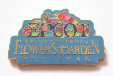 100150 - Epcot International Flower & Garden Festival 1995 - Blue Festival Logo - Walt Disney World