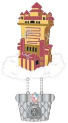 Up, Up and Away! Acrylic Stand Set – Tower of Terror Balloon ONLY