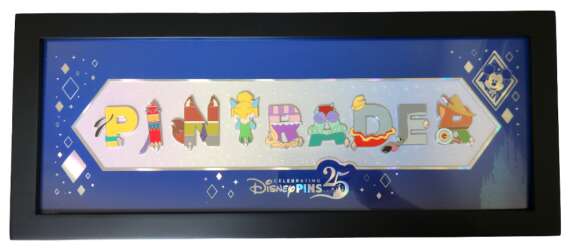 100187 - P.I.N. T.R.A.D.E.R. Framed Set - Walt Disney World