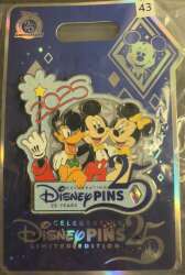 100203 - 25 Years of Disney Pins Welcome Gift – Spaceship Earth 2025 Logo - Walt Disney World alternate image