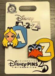 100204 - A-2-Z Magnetic Alphabet Series - A- Alice Z- Zazu - Walt Disney World alternate image