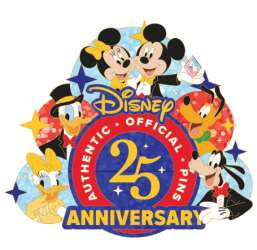 100207 - Jubilee Package Gift — 25th Anniversary Logo - Walt Disney World