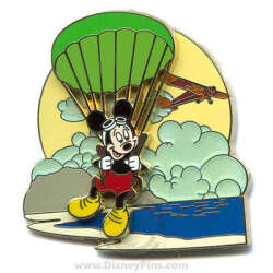 100283 - Cruisin' Through Time - Mickey Parachuting - Disney Cruise Line