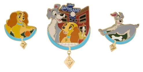 100304 - Lady and the Tramp 70th Anniversary - Lady and the Tramp 70th Anniversary Pin Set alternate image