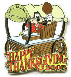 100319 - Thanksgiving - Goofy with Turkey Leg - Theme Park Cast Member Exclusive