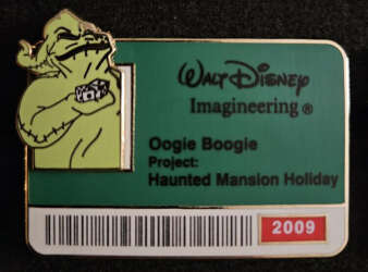 100413 - I.D. Badge Series 3 - Oogie Boogie ID Badge - Walt Disney Imagineering