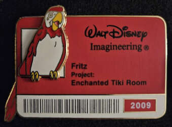 100415 - I.D. Badge Series 3 - Fritz ID Badge - Walt Disney Imagineering