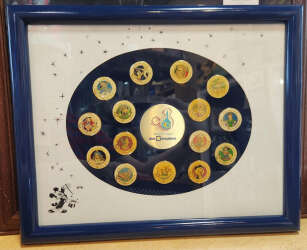 100532 - Walt Disney World 20th Anniversary - 20 Magical Years Framed Set - Walt Disney World