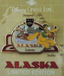 100565 - Disney Cruise Line Destinations: Alaska - Disney Cruise Line Destinations: Alaska - 2012 Juneau Alaska Mickey & Pluto - Disney Cruise Line