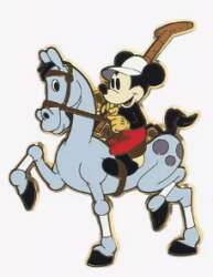 Mickey Mouse Playing Polo