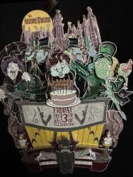 100661 - Friday the 13th Day of Celebration - Haunted Mansion Jumbo - Walt Disney World alternate image