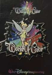100748 - WDI World of Color - World Of Color Logo Pin with Tinker Bell - Walt Disney Imagineering